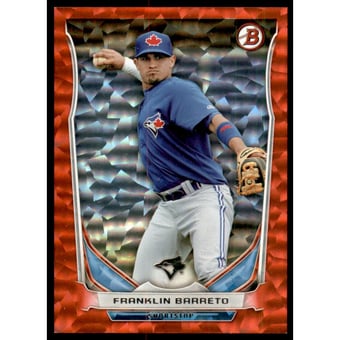 2014 Bowman Draft Top Prospects Red Ice #TP78 Franklin Barreto
