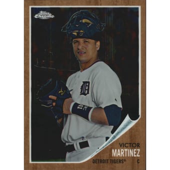 2011 Topps Heritage Chrome Refractors #C186 Victor Martinez