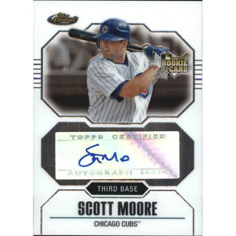 2007 Finest #165 Scott Moore AU (RC)