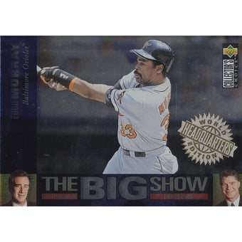 1997 Collector's Choice The Big Show World Headquarters #8 Eddie Murray