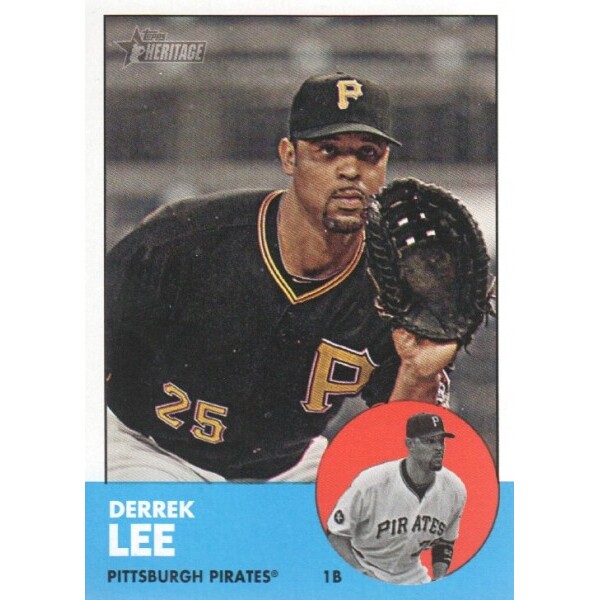 2012 Topps Heritage #477 Derrek Lee SP. rookie card picture