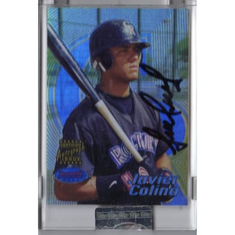 2002 Bowman's Best Uncirculated #100 Javier Colina AU
