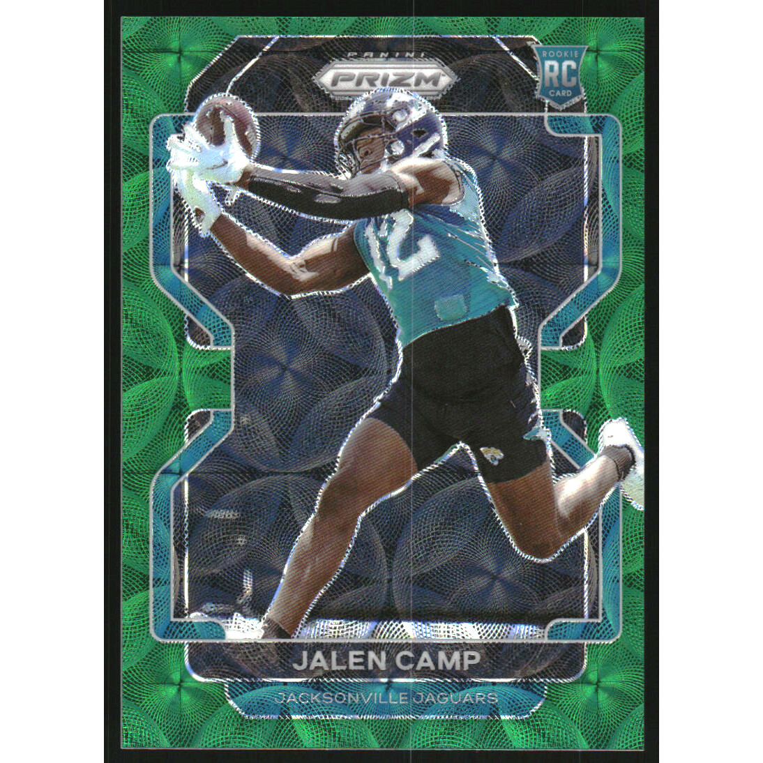 2021 Panini Prizm Prizms Green Scope #410 Jalen Camp