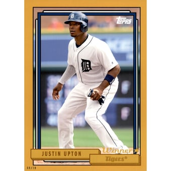 2017 Topps Archives 5x7 Gold #271 Justin Upton