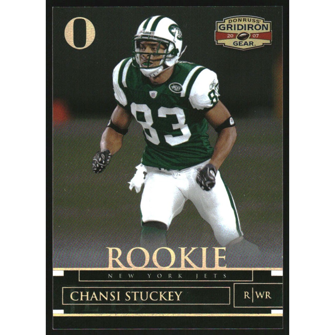 2007 Donruss Gridiron Gear Gold Holofoil O's #114 Chansi Stuckey