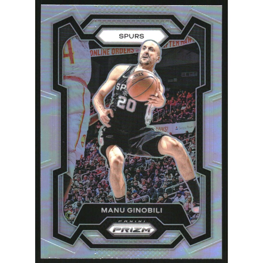 2023-24 Panini Prizm Prizms Silver #190 Manu Ginobili