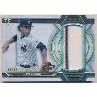 2021 Topps Triple Threads Single Jumbo Relics #SJRDG Deivi Garcia