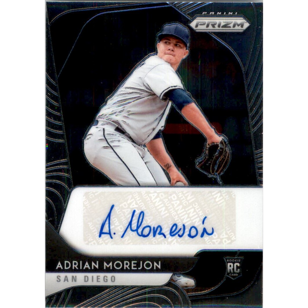 2020 Panini Prizm Rookie Autographs #2 Adrian Morejon. rookie card picture
