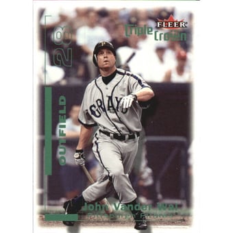 2001 Fleer Triple Crown Green #19 John VanderWal/94