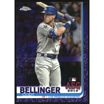 2019 Topps Chrome Update Purple Refractors #79 Cody Bellinger AS