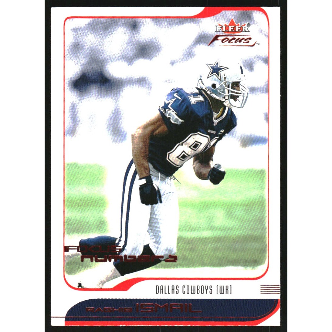 2001 Fleer Focus Numbers #45 Rocket Ismail/140