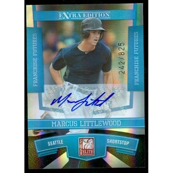 2010 Donruss Elite Extra Edition Franchise Futures Signatures #93 Marcus Littlewood/825