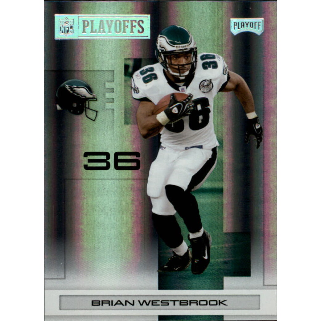 2007 Playoff NFL Playoffs Silver Holofoil #73 Brian Westbrook