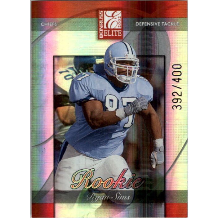 2002 Donruss Elite #176 Ryan Sims RC