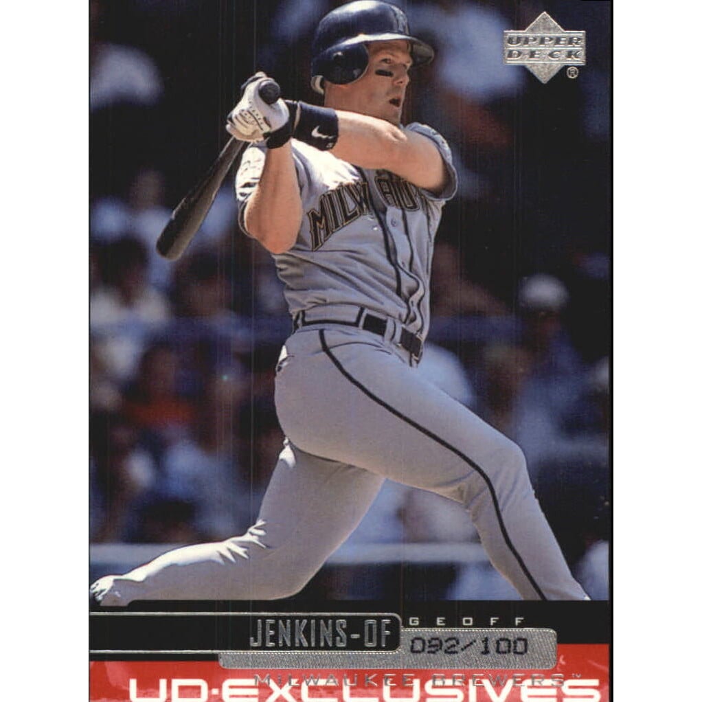 2000 Upper Deck Exclusives Silver #147 Geoff Jenkins. rookie card picture