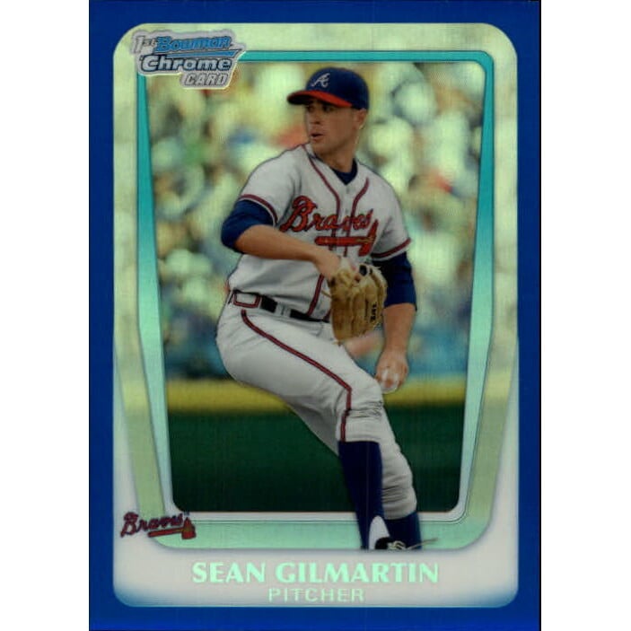 2011 Bowman Chrome Draft Prospects Blue Refractors #BDPP32 Sean Gilmartin. rookie card picture