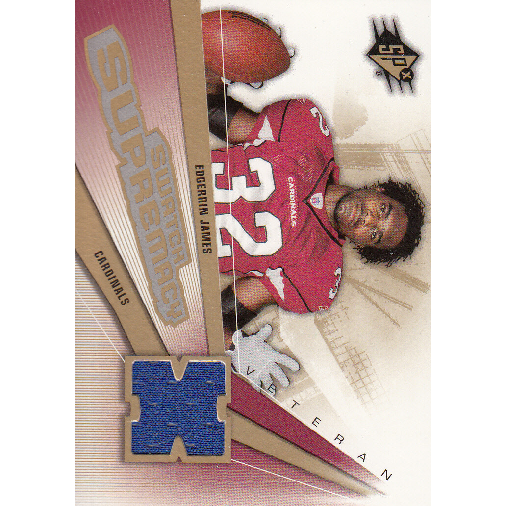 2006 SPx Swatch Supremacy #SWEJ Edgerrin James 2006 SPx Swatch Supremacy #SWEJ Edgerrin James