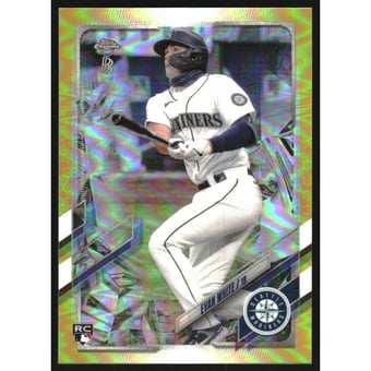2021 Topps Chrome Ben Baller Gold Refractors #61 Evan White
