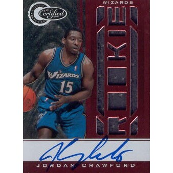 2010-11 Totally Certified Red Autographs #167 Jordan Crawford JSY AU/99 2010-11 Totally Certified Red Autographs #167 Jordan Crawford JSY AU/99