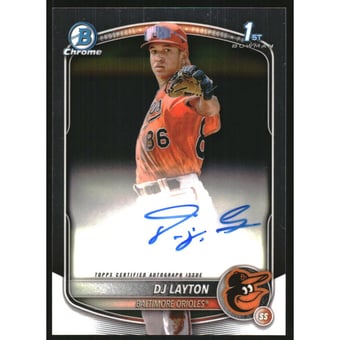 2025 Bowman Chrome Prospect Autographs #CPADL DJ Layton