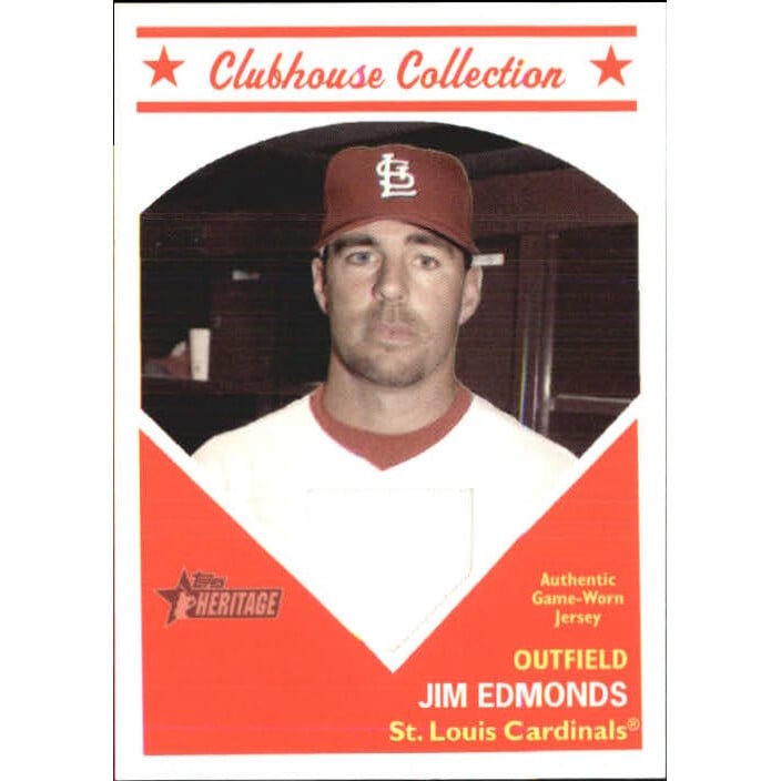 2008 Topps Heritage Clubhouse Collection Relics #JE Johnny Estrada HN C. rookie card picture