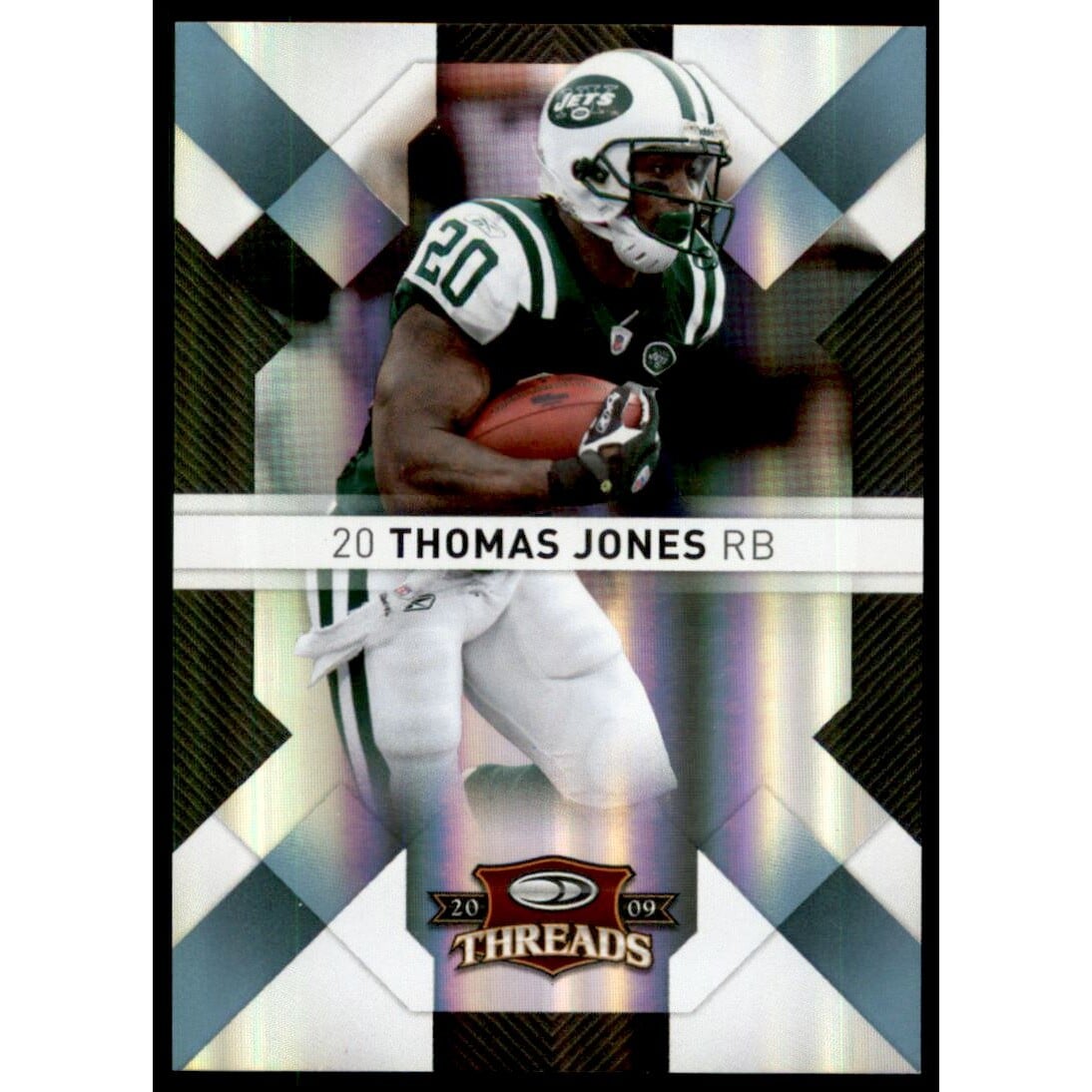 2009 Donruss Threads Platinum Holofoil #68 Thomas Jones. rookie card picture