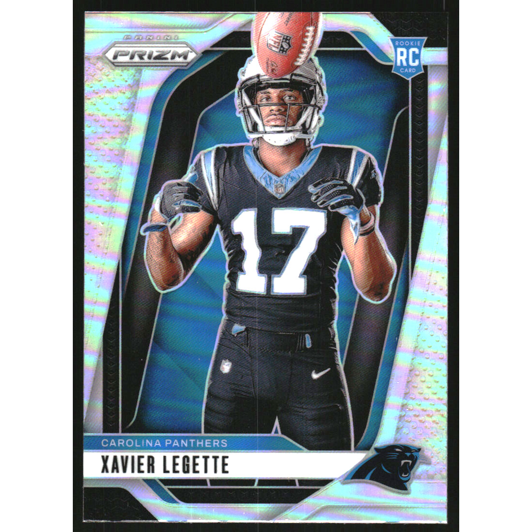 2024 Panini Prizm Rookie Variations Prizms Silver #41 Xavier Legette. rookie card picture