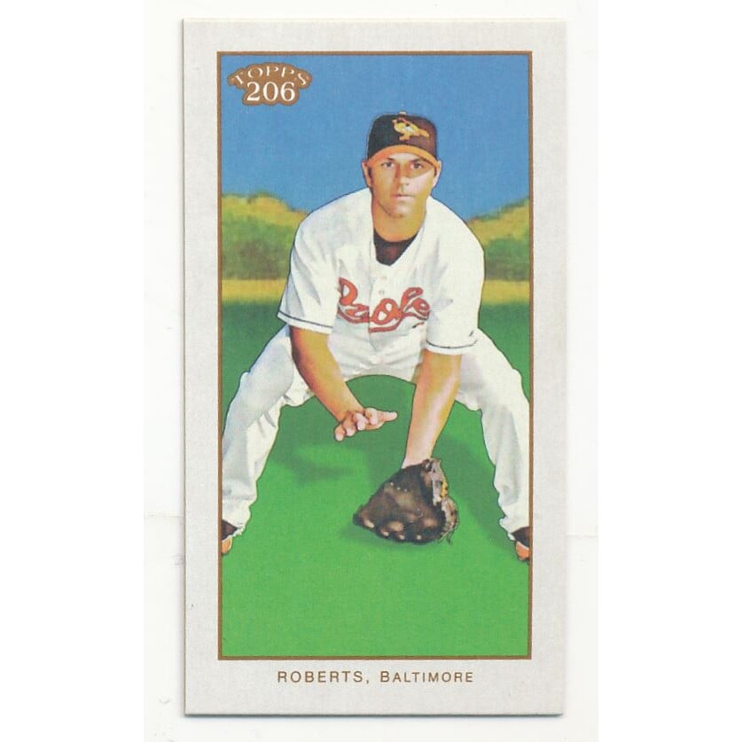 2009 Topps 206 Mini Cycle #58 Brian Roberts. rookie card picture