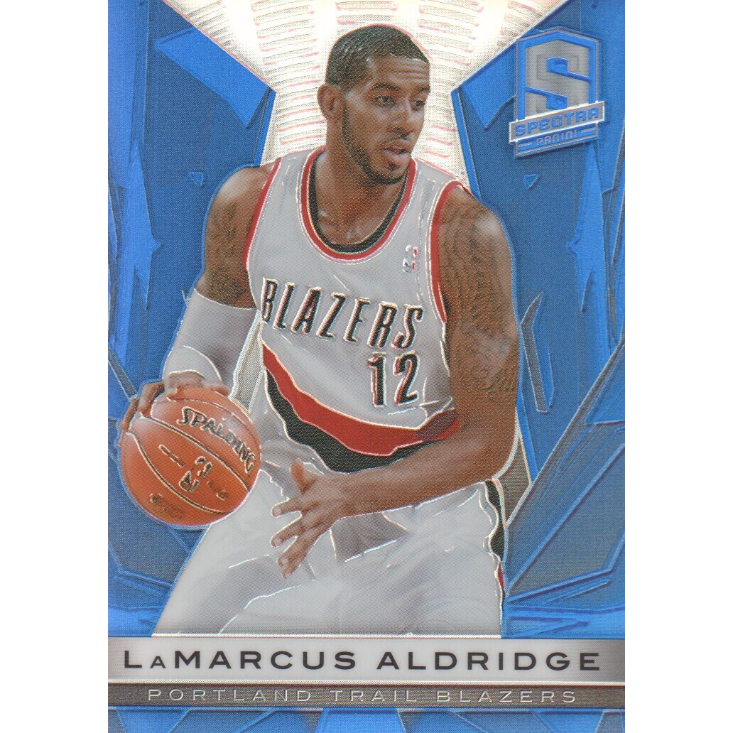 2013-14 Panini Spectra Blue #95 LaMarcus Aldridge