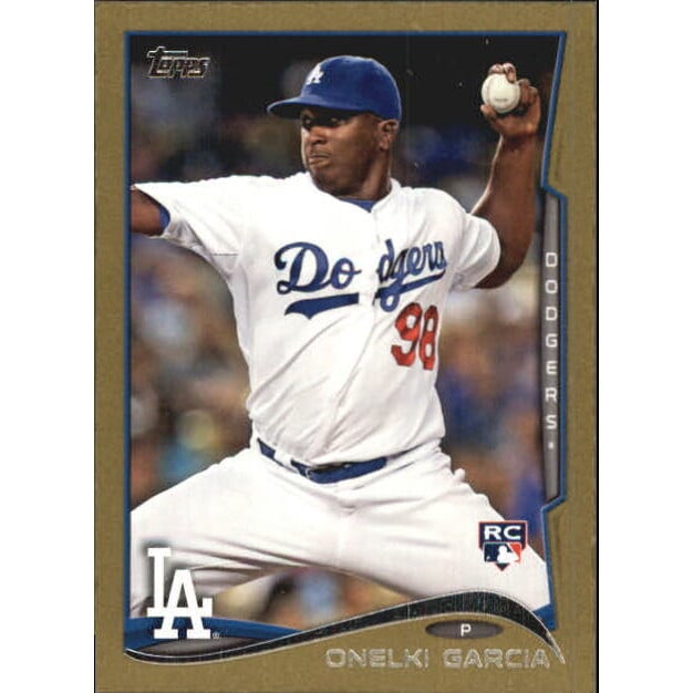 2014 Topps Mini Gold #197 Onelki Garcia. rookie card picture