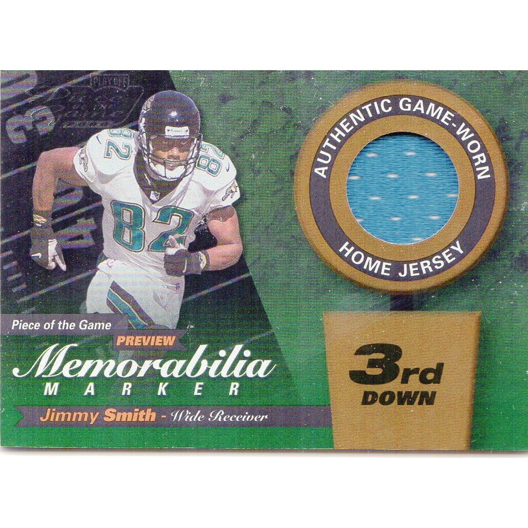 2000 Leaf Limited Piece of the Game Previews Third Down #JS82B Jimmy Smith