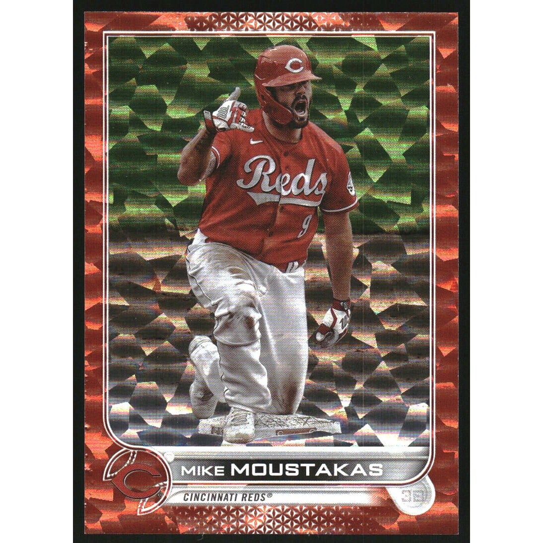 2022 Topps Orange Foilboard #60 Mike Moustakas. rookie card picture