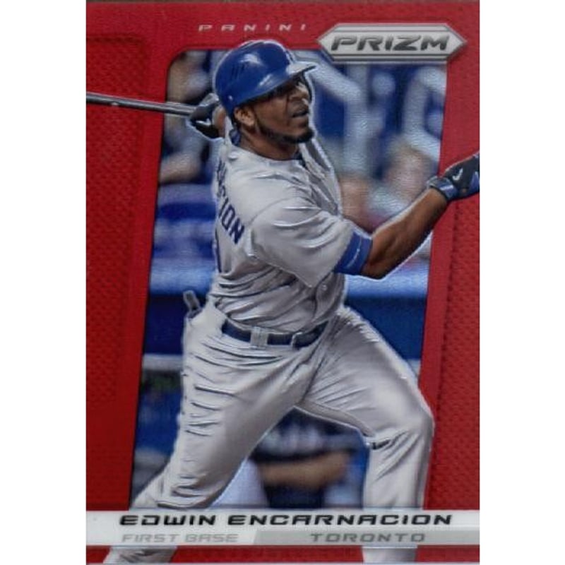 2013 Panini Prizm Prizms Red #124 Edwin Encarnacion