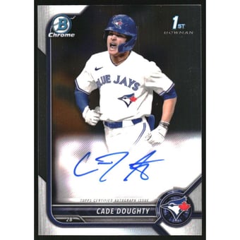 2022 Bowman Chrome Draft Autographs #CDACDY Cade Doughty