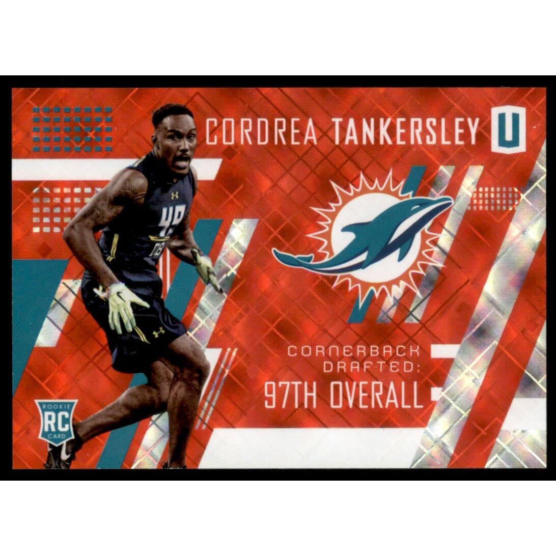 2017 Panini Unparalleled Red #232 Cordrea Tankersley. rookie card picture