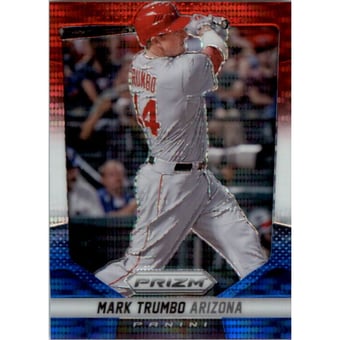 2014 Panini Prizm Prizms Red White and Blue Pulsar #52 Mark Trumbo
