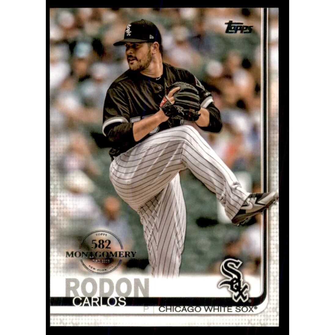 2019 Topps Factory Set 582 Montgomery #137 Carlos Rodon. rookie card picture