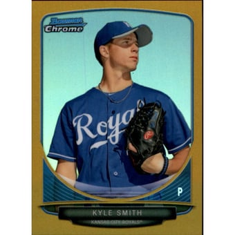 2013 Bowman Chrome Mini Gold Refractors #178 Kyle Smith