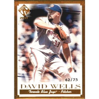 2001 Private Stock Gold Portraits #125 David Wells