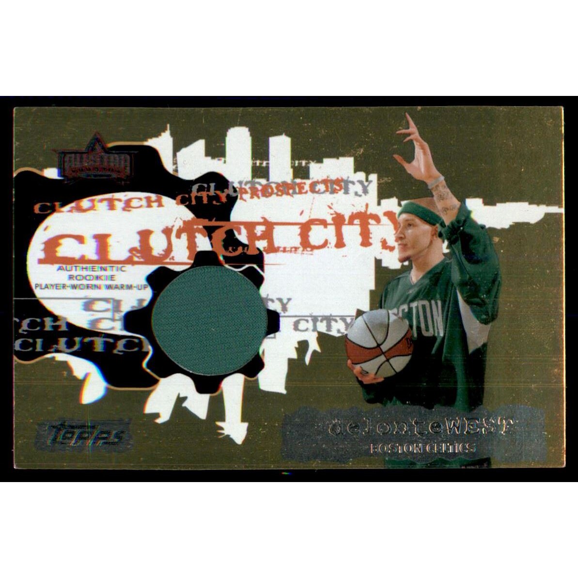 2006-07 Topps Clutch City Prospects Relics Black #DWE Delonte West