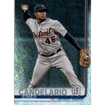 2019 Topps Factory Set Sparkle Foil #211 Jeimer Candelario
