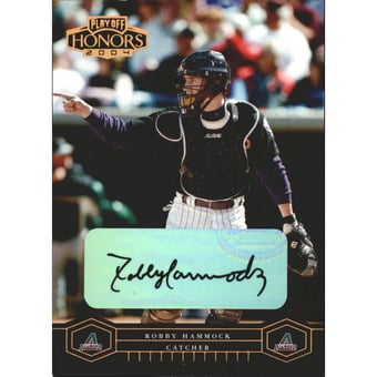 2004 Playoff Honors Signature Bronze #11 Robby Hammock/100