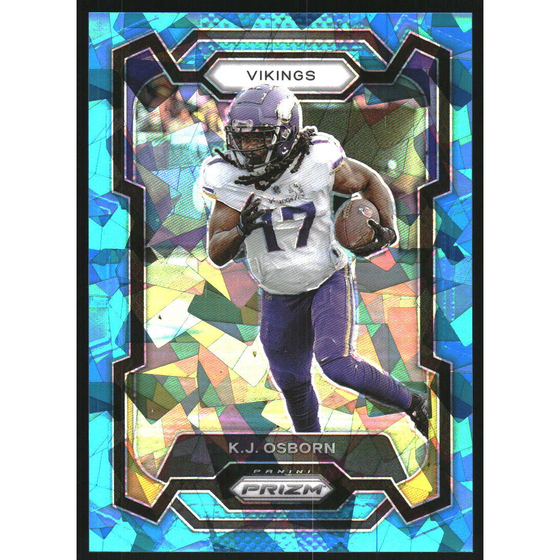 2023 Panini Prizm Prizms Blue Ice #194 K.J. Osborn
