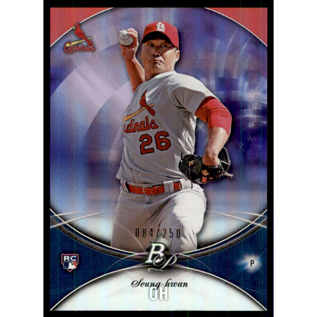 2016 Bowman Platinum Purple #42 Seung-hwan Oh. rookie card picture