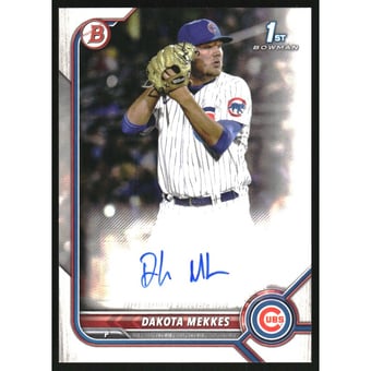 2022 Bowman Prospect Autographs #PPADM Dakota Mekkes