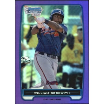 2012 Bowman Chrome Prospects Purple Refractors #BCP154 William Beckwith