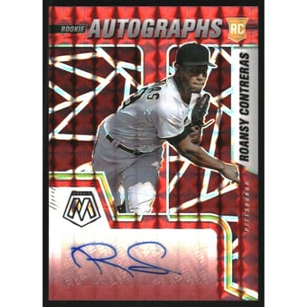 2022 Panini Mosaic Rookie Autographs Mosaic Choice Fusion #38 Roansy Contreras