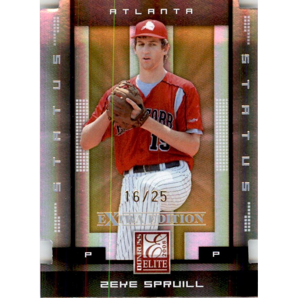 2008 Donruss Elite Extra Edition Status Gold #100 Zeke Spruill