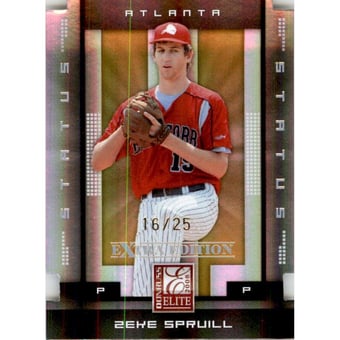 2008 Donruss Elite Extra Edition Status Gold #100 Zeke Spruill