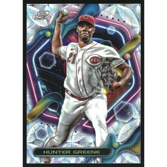 2023 Topps Cosmic Chrome Nucleus Refractors #168 Hunter Greene